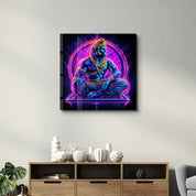 Hanuman Reimagined | Glass Wall Art