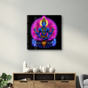 Vishnu Reimagined | Glass Wall Art