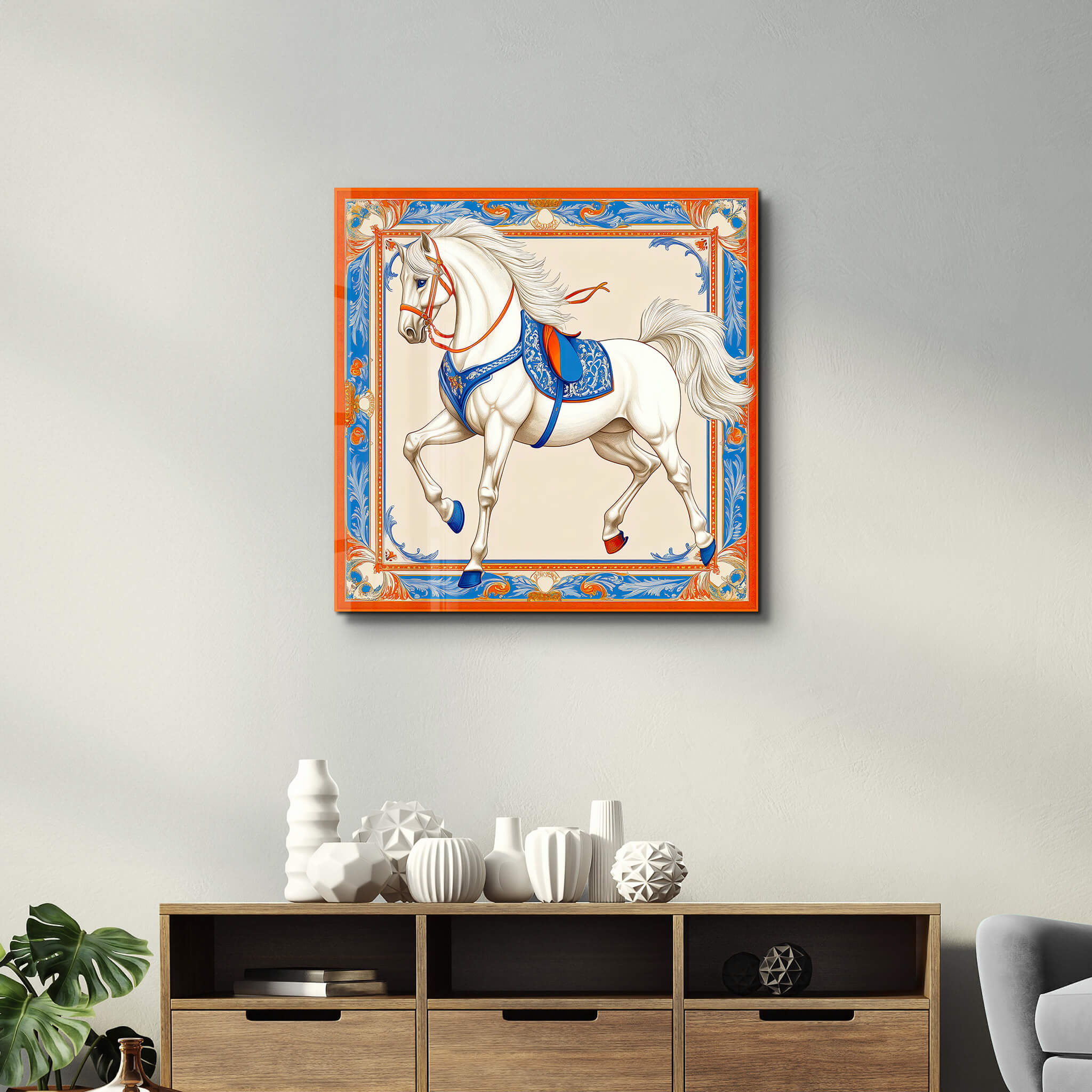 Elite Horse | Glass Wall Art