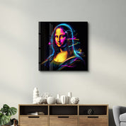 The Mona Lisa Reimagined | Glass Wall Art