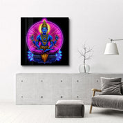 Vishnu Reimagined | Glass Wall Art