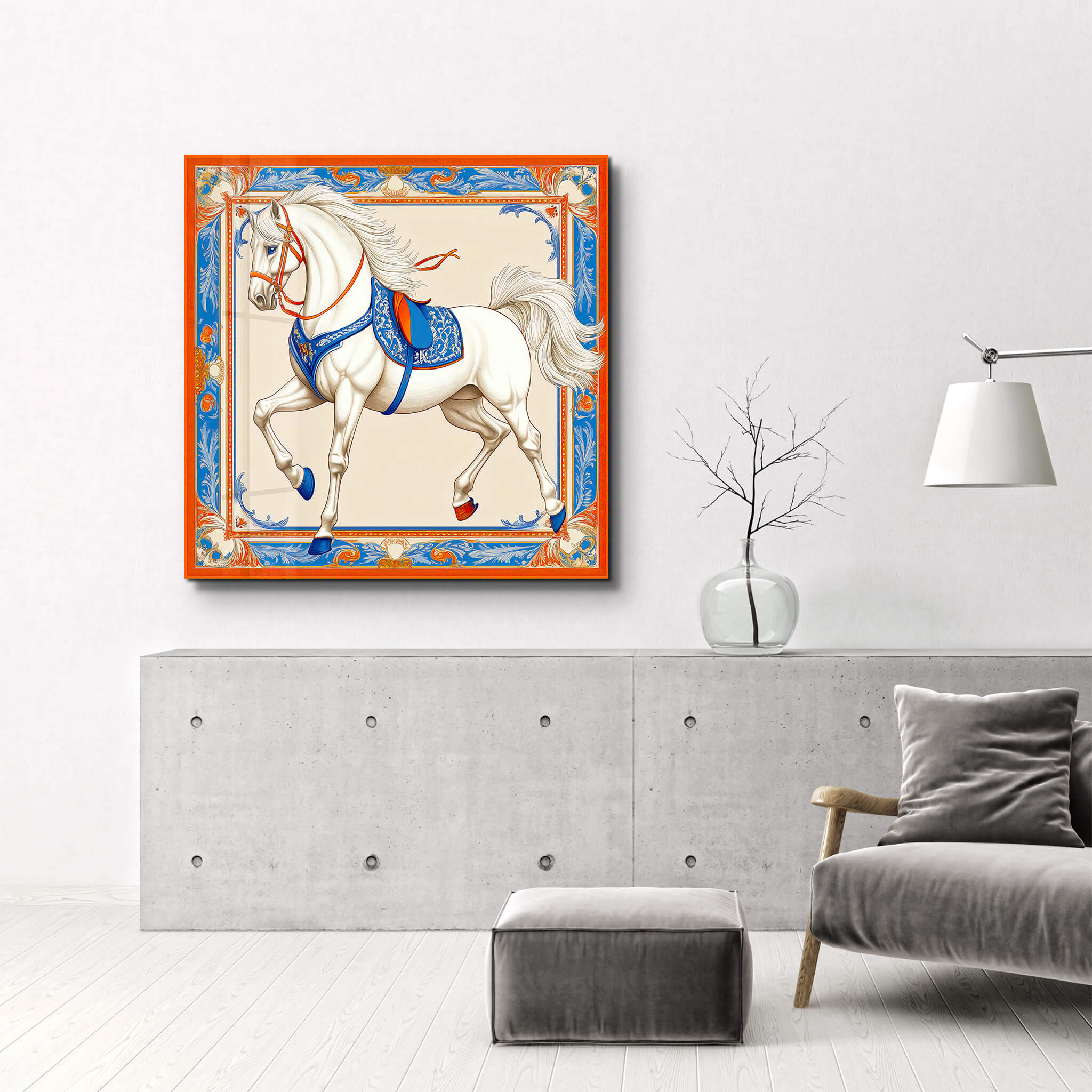 Elite Horse | Glass Wall Art