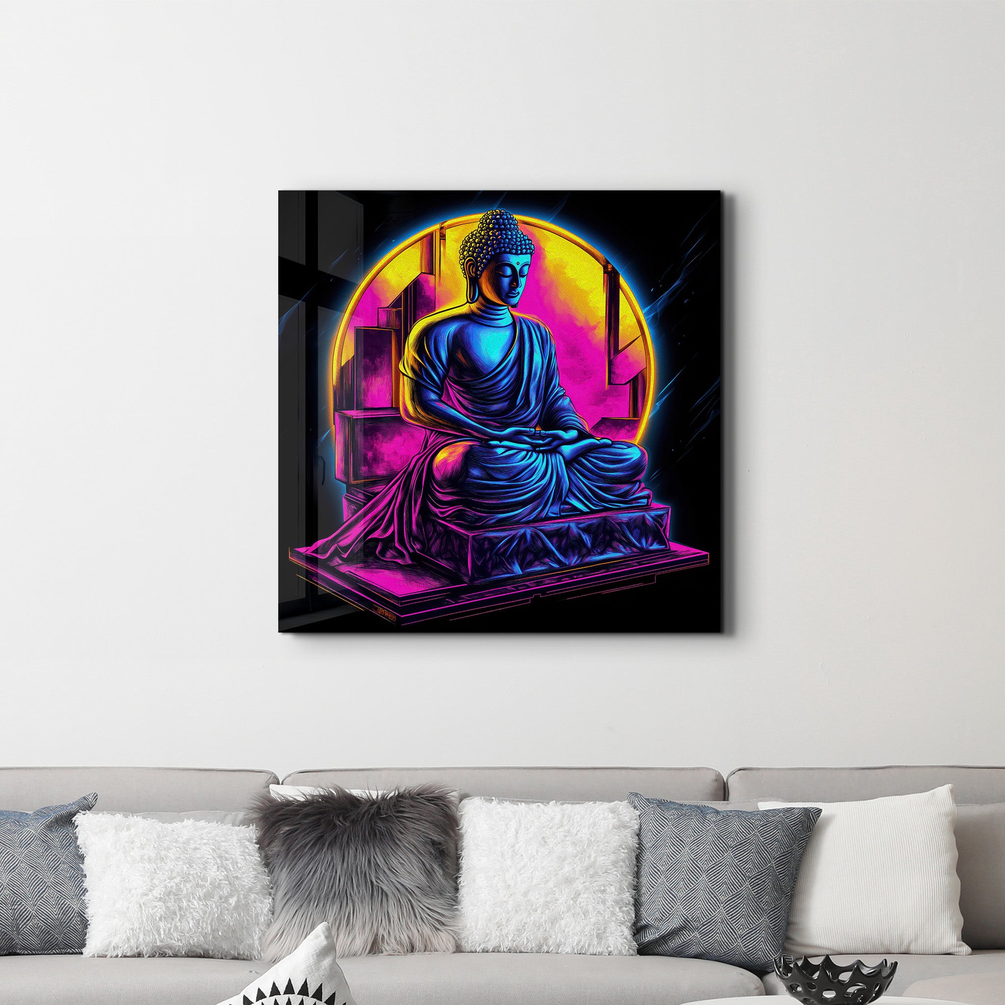 Buddha | Glass Wall Art