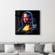 The Mona Lisa Reimagined | Glass Wall Art