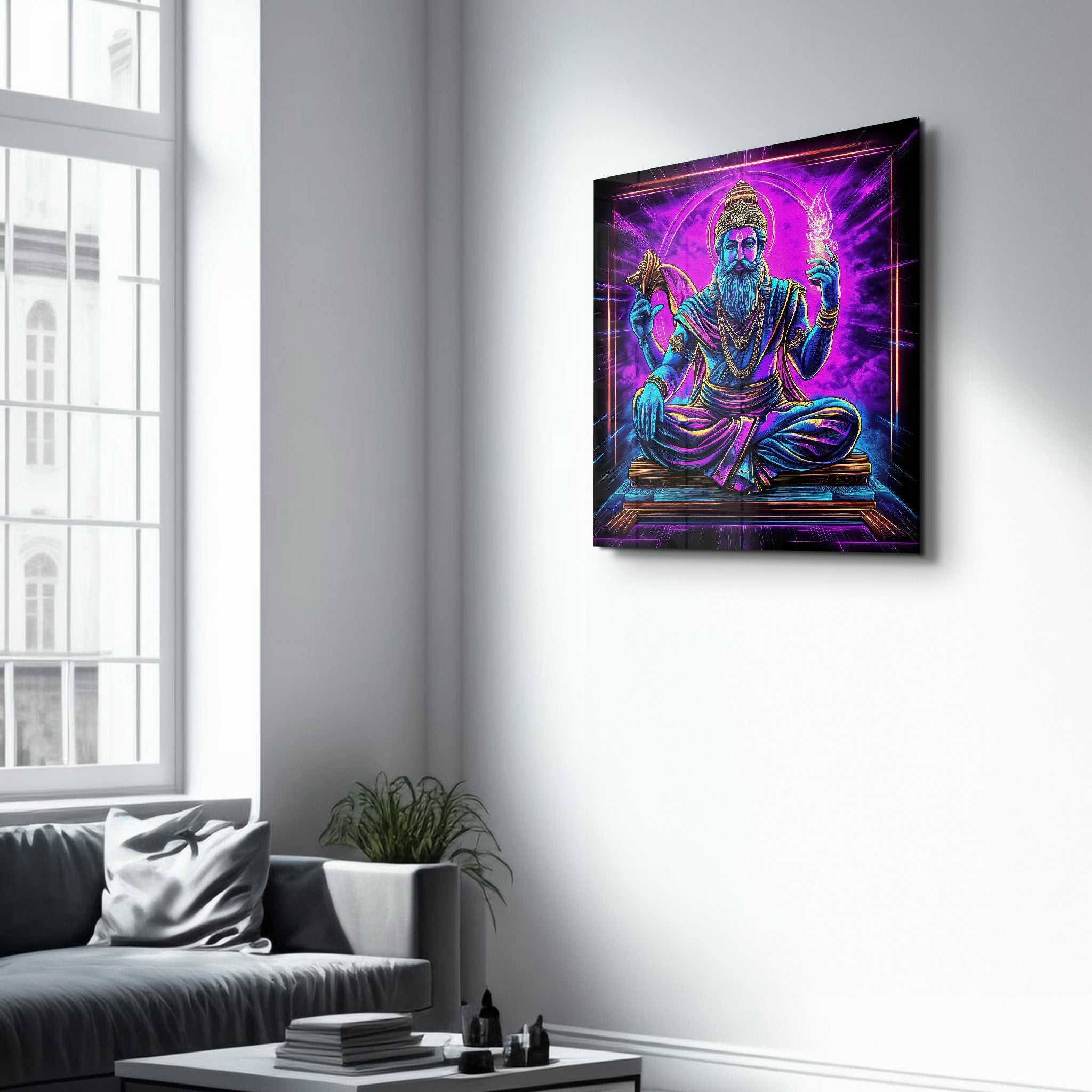 Brahma Reimagined | Glass Wall Art