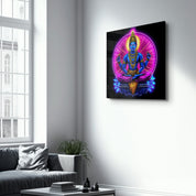 Vishnu Reimagined | Glass Wall Art