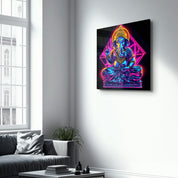 Lord Ganesha Reimagined | Glass Wall Art