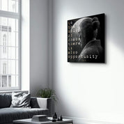 Sun Tzu | Motivational Glass Wall Art