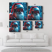 Santa Claus is on Duty | Glass Wall Art