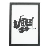JAZZ – Artistic Wooden Typography Wall Art
