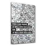 ・"Million Dollars"・Designers Collection Glass Wall Art