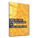 ・"Million Dollars"・Designers Collection Glass Wall Art