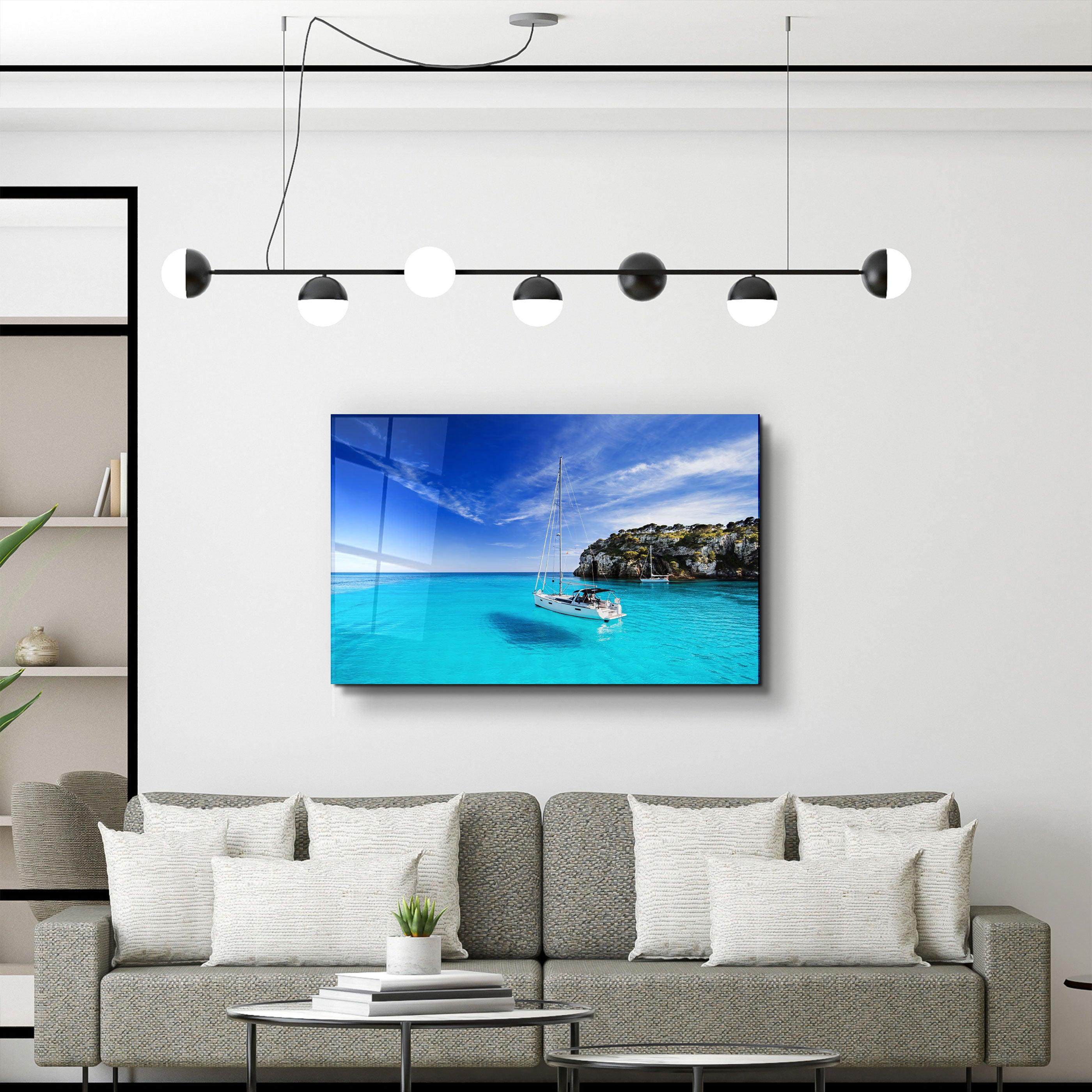 On The Water | Glass Printing Wall Art - Artdesigna