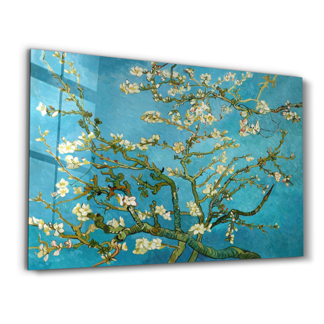 ・"Abstract Flowers"・Glass Wall Art - ArtDesigna Glass Printing Wall Art