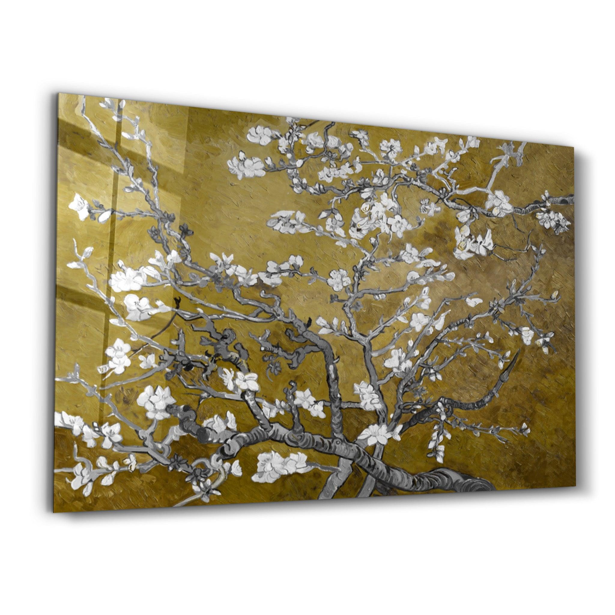 Abstract Flowers V2 | Glass Wall Art - ArtDesigna Glass Printing Wall Art