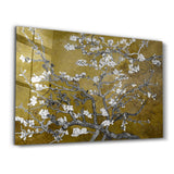 Yellow and White Flowers | Glass Wall Art
