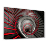 Wendeltreppe – Glasbild