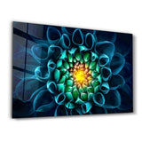 Sonne in der Blume – Glasbild