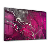 Purple Wave Pattern V2 | Glass Wall Art