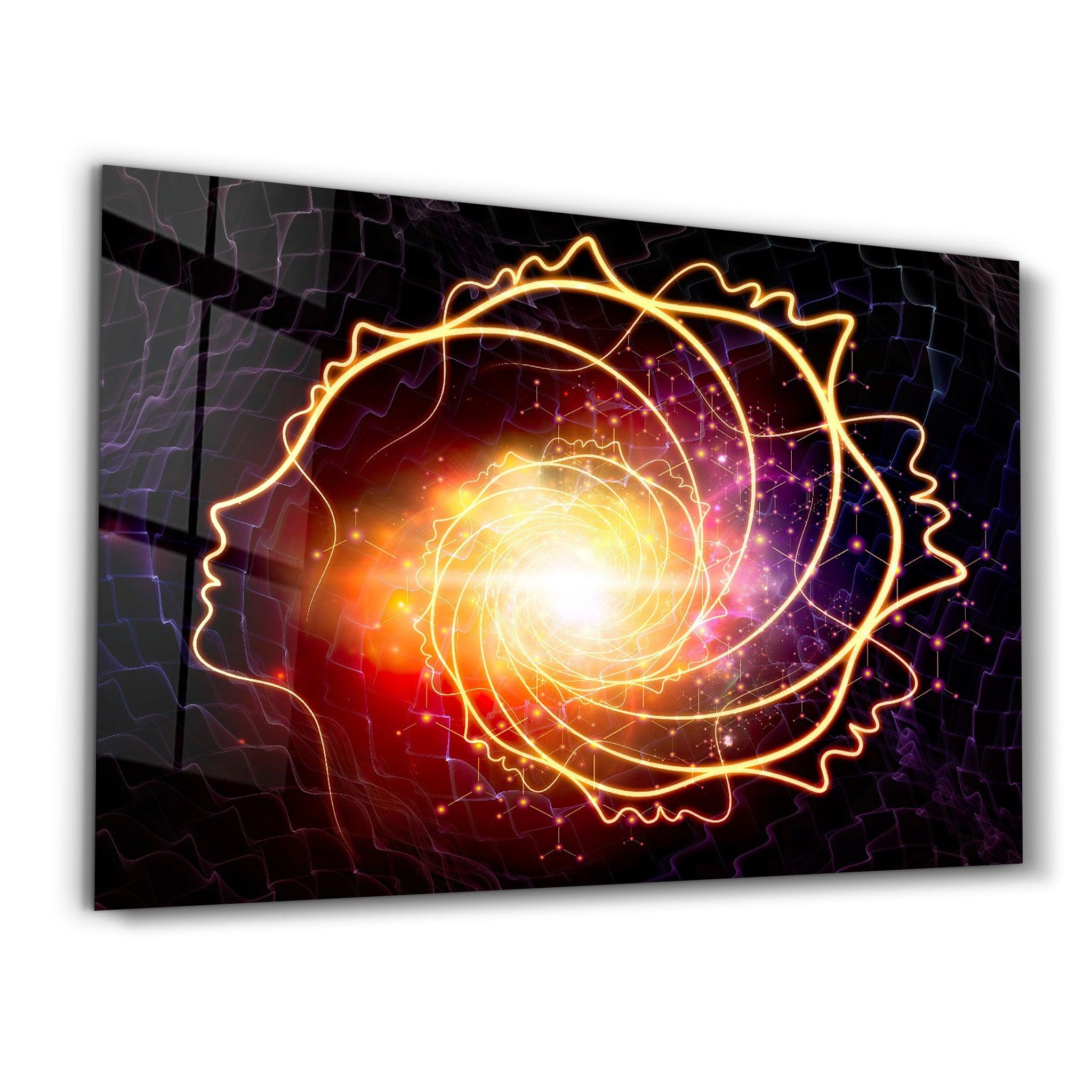 Abstract Space Portrait | Glass Wall Art – ArtDesigna Glass Printing ...