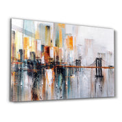 Abstract City View | Glass Wall Art - ArtDesigna Glass Printing Wall Art