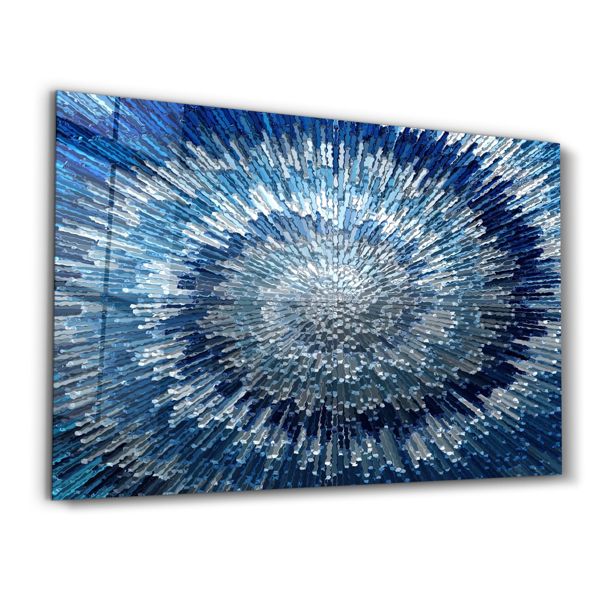 ・"Shades Of Blue"・Glass Wall Art - ArtDesigna Glass Printing Wall Art