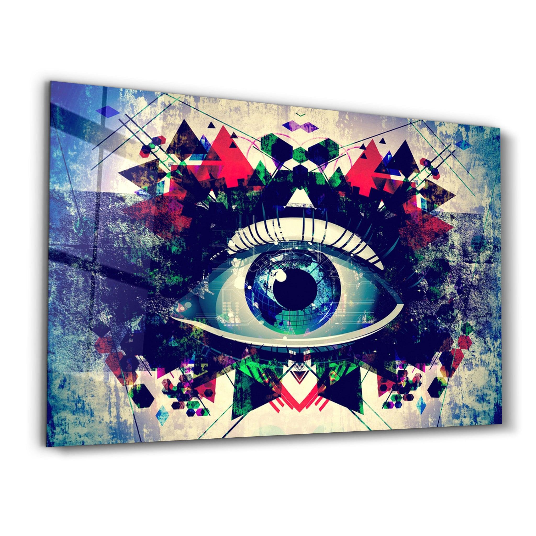 Modern Eye | Glass Wall Art - ArtDesigna Glass Printing Wall Art