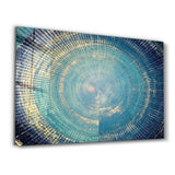 Regime Of Blue | Glass Wall Art