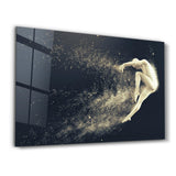 Abstract Riddick V2 | Glass Wall Art