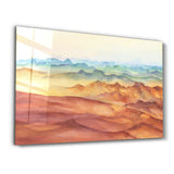 The Colorful Watercolor | Glass Wall Art