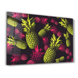 The Pineapples | Glass Wall Art
