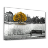 A Hope Inside The Black And White | Glass Wall Art