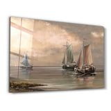 Marinearbeiter Von Victor Hugo – Glasbild