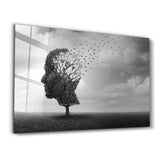 Forgetting Things | Glass Wall Art