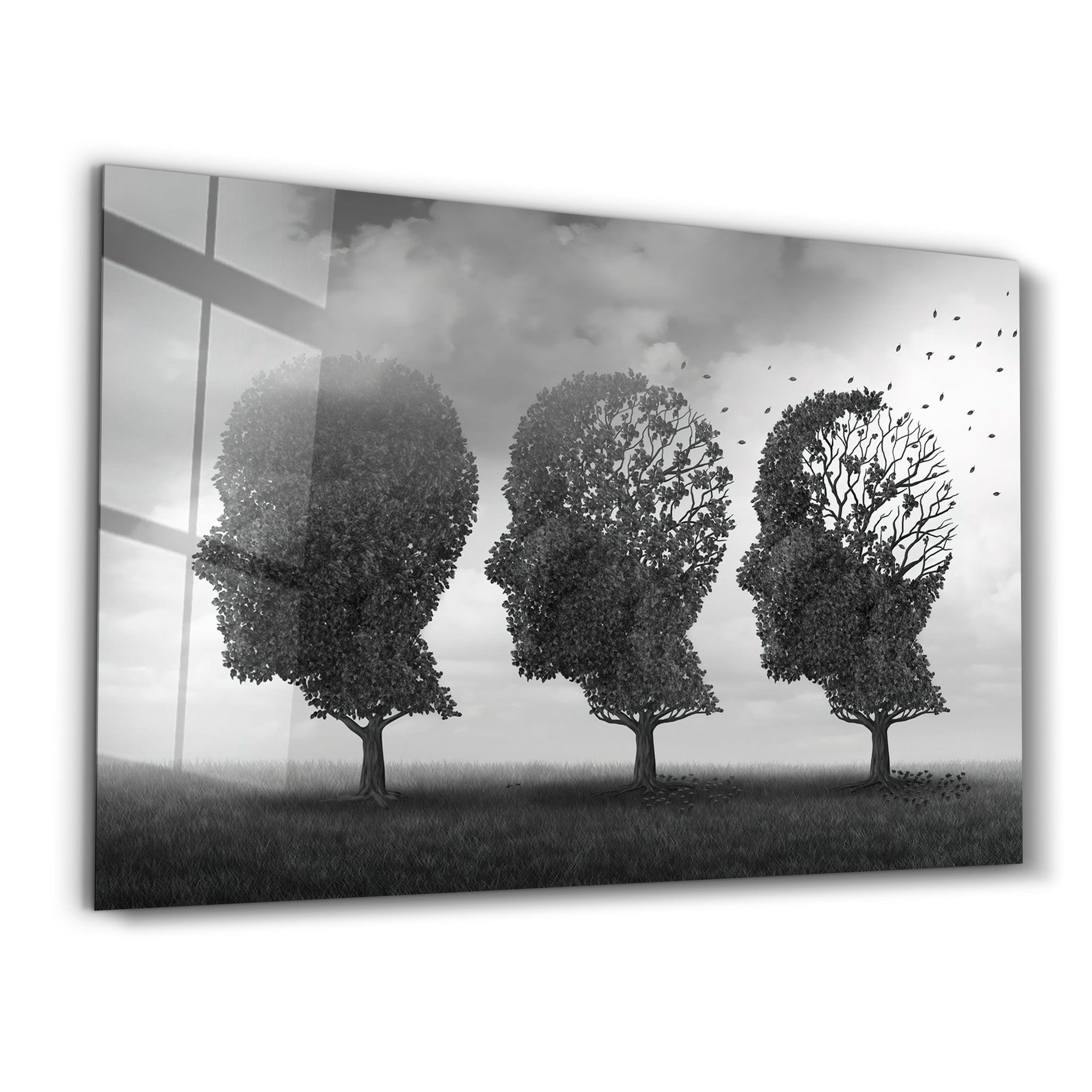 ・"A Phase Of Forgetting Things"・Glass Wall Art - ArtDesigna Glass Printing Wall Art