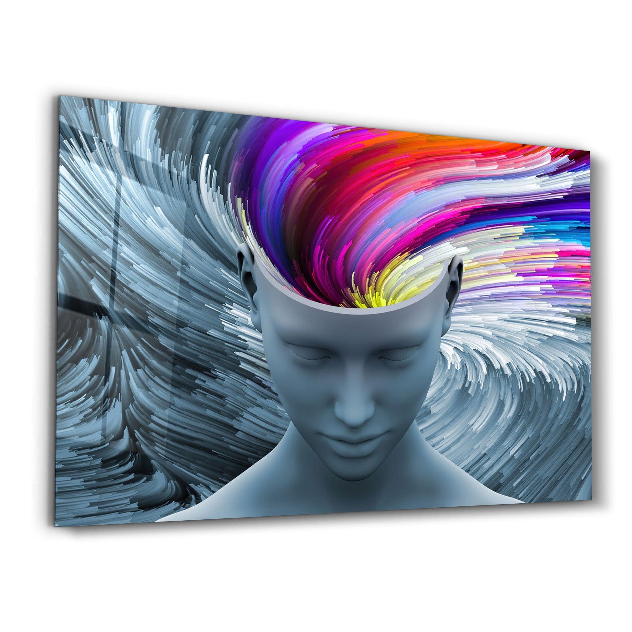 Colorful Thoughts | Glass Wall Art - ArtDesigna Glass Printing Wall Art