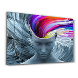 Bunte Gedanken – Glasbild