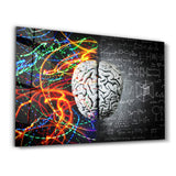 Logic Background | Glass Wall Art
