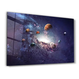 Galaxy | Glass Wall Art