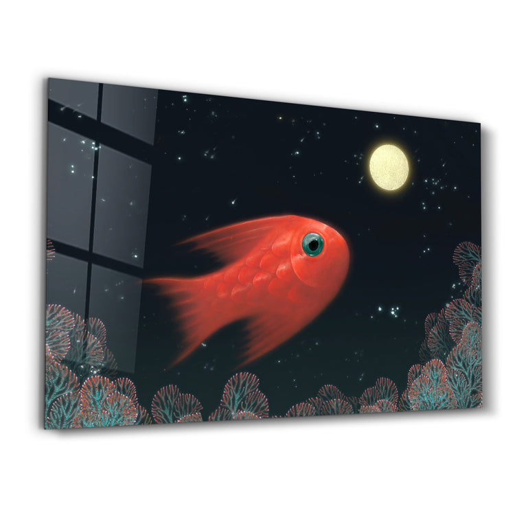 ・"Aquarium Fish"・Glass Wall Art - ArtDesigna Glass Printing Wall Art