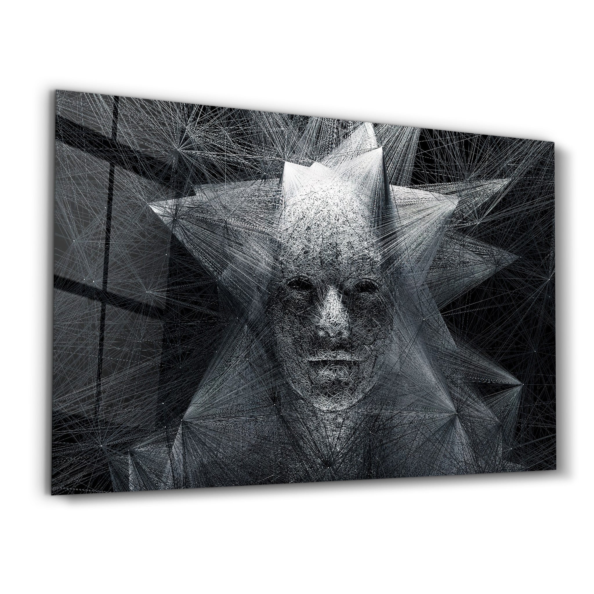 ・"The Rope Face"・Glass Wall Art - ArtDesigna Glass Printing Wall Art