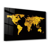 The Network Of The World | Glass Wall Art