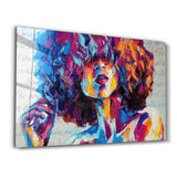 Abstract Painting | Glass Wall Art