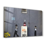 Banksy - Dynamite | Glass Wall Art