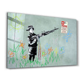 Banksy - No Parking | Glass Wall Art