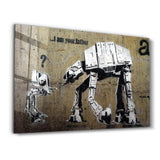 Banksy - I am Your Father | Glass Wall Art