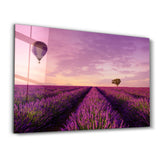 Purple Sky | Glass Wall Art