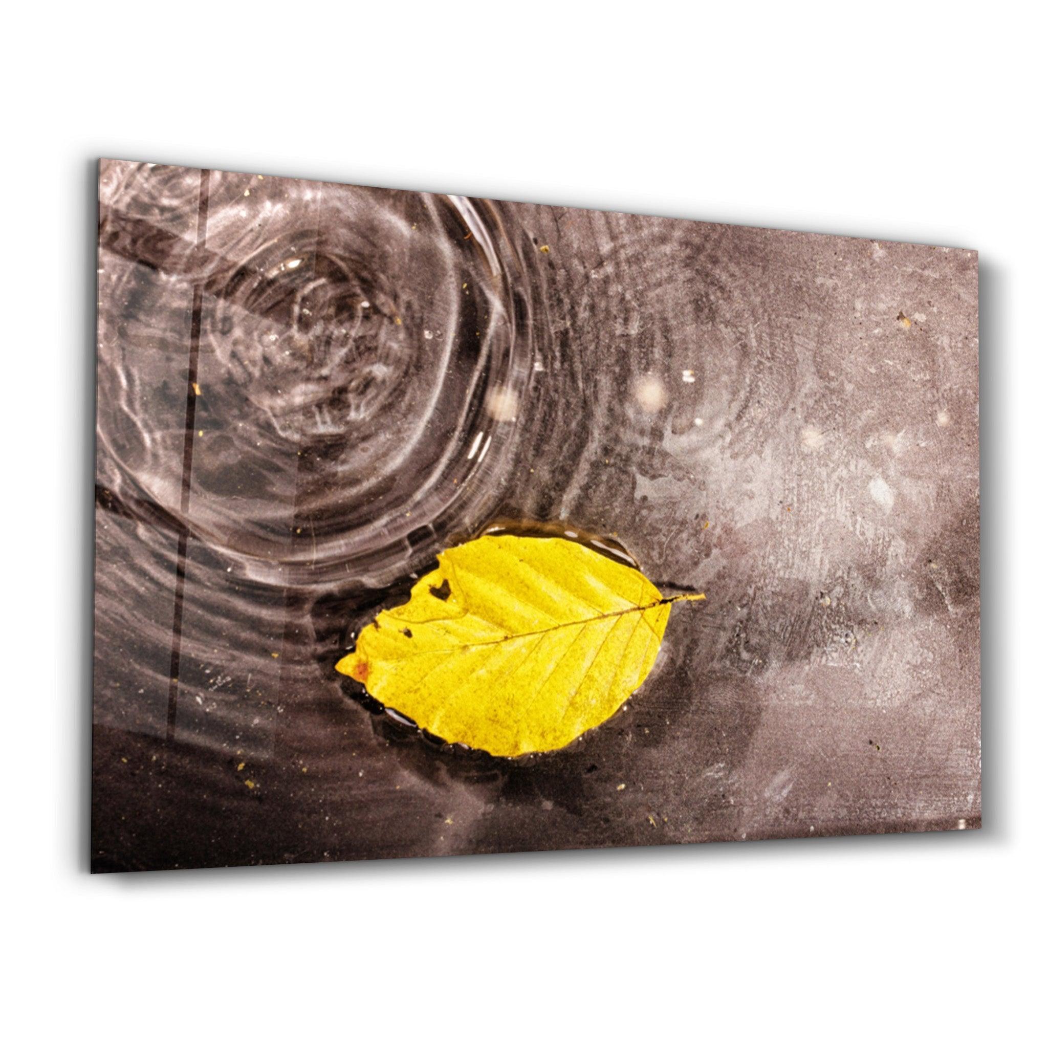 Ripples of Autumn | Glass Wall Art – Artdesigna