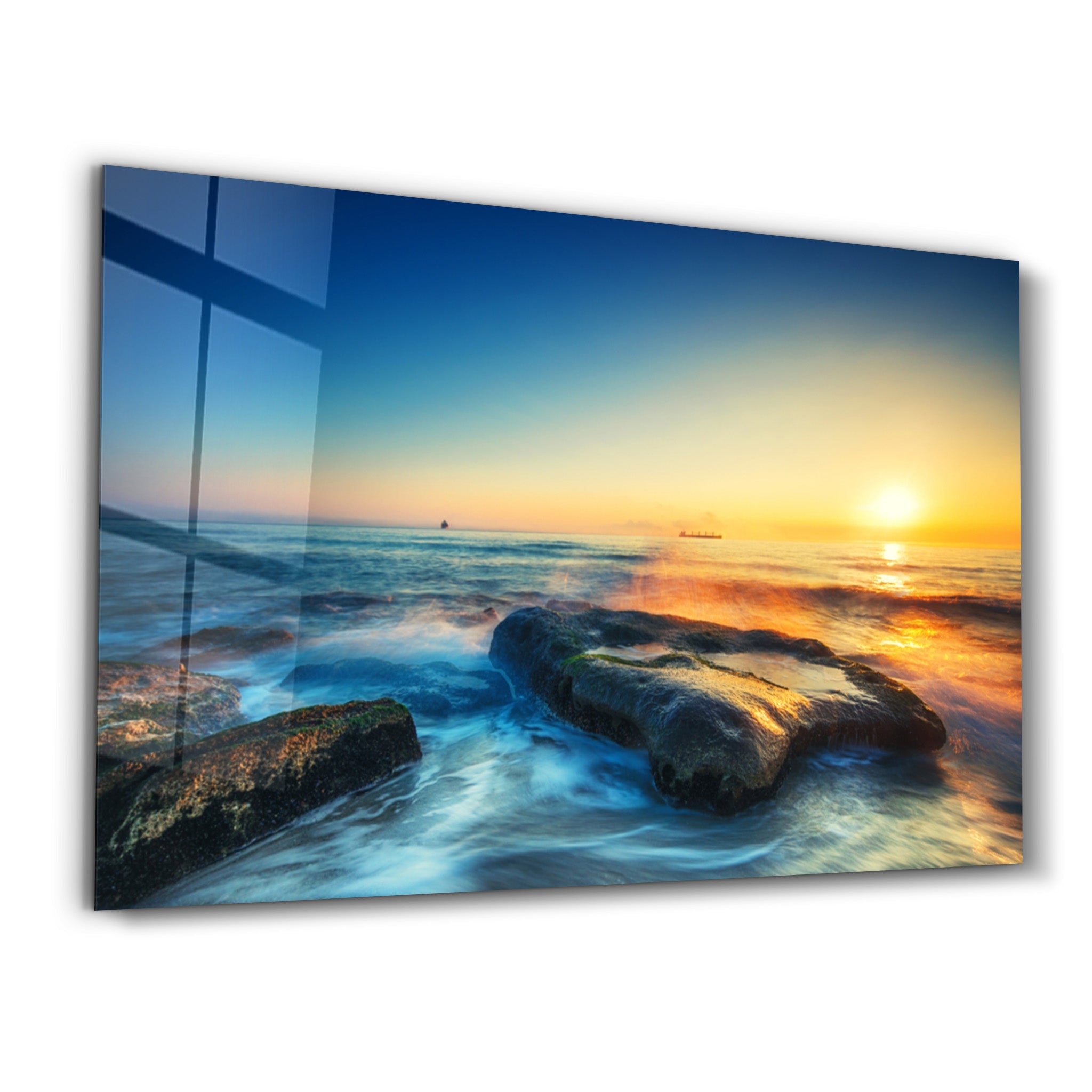 ・"Sea View"・Glass Wall Art - ArtDesigna Glass Printing Wall Art