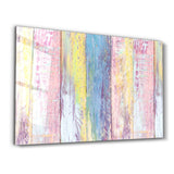Painted Wood | Glass Wall Art